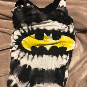 Tie dye Batman nightgown